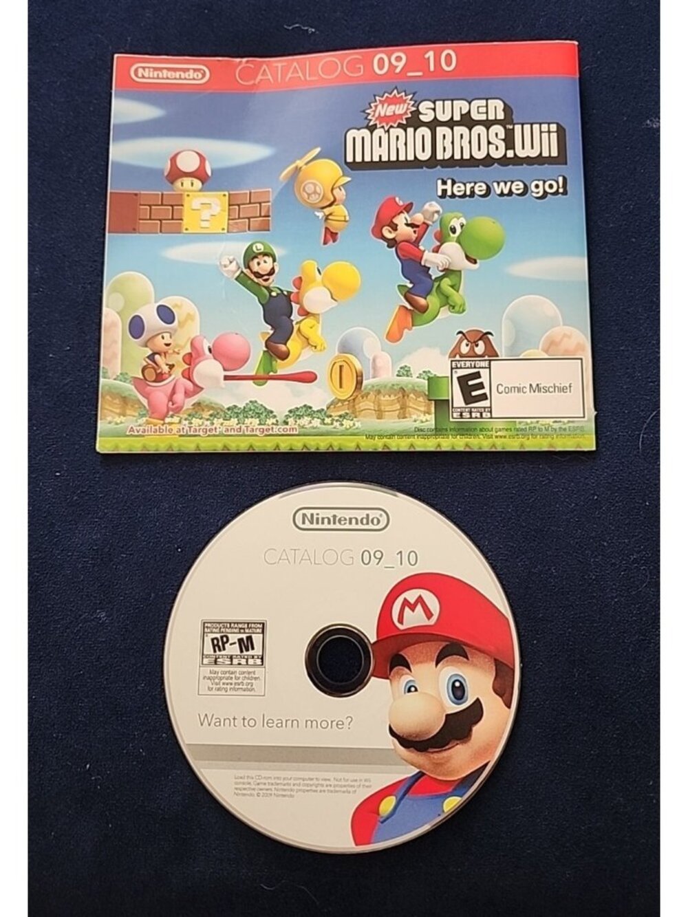Nintendo Catalog 09_10 New Super Mario Bros Wii Target Promo